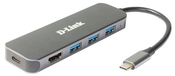 Levně D-Link DUB-2333 USB-C Hub with HDMI and 3x USB3.0, mini docking station