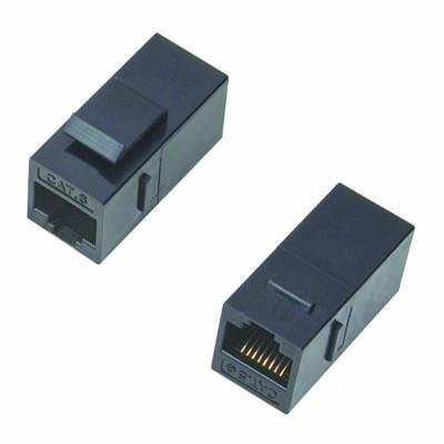 Levně DATACOM Spojka panel UTP 2 x RJ45 (8p8c) Cat6,přímá,plast