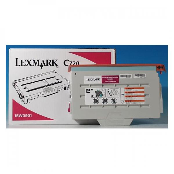 Levně LEXMARK 15W0901 - originální toner, purpurový, 7200 stran
