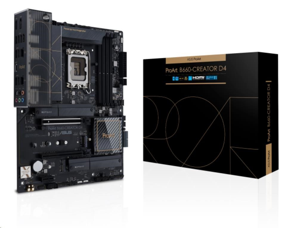 Levně ASUS MB Sc LGA1700 PROART B660-CREATOR DDR4, Intel B660, 4xDDR4, 1xDP, 1xHDMI