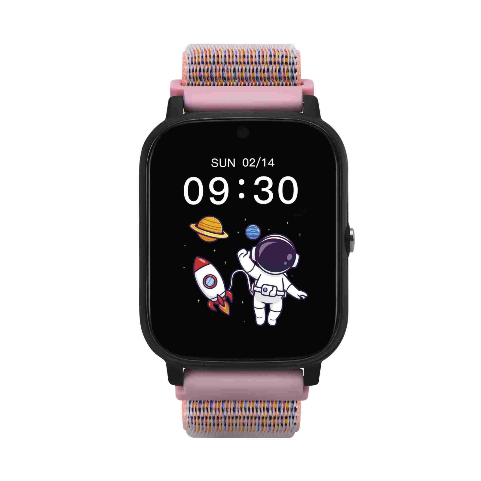 Levně Garett Smartwatch Kids Tech 4G Pink velcro