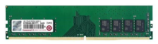 Levně TRANSCEND DIMM DDR4 4GB 2400MHz 1Rx8 CL17