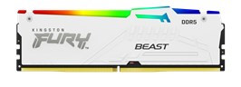 Levně KINGSTON DIMM DDR5 32GB 6000MT/s CL36 FURY Beast Bílá RGB EXPO