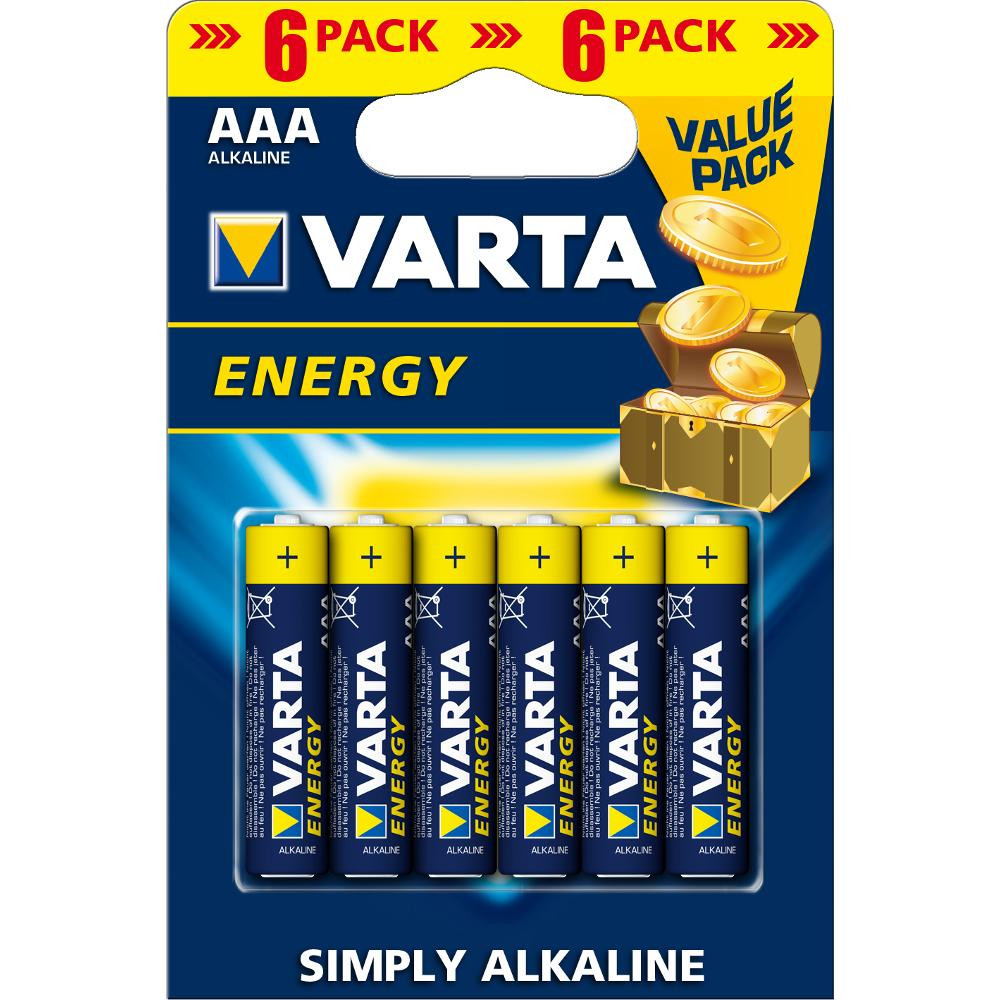 Levně LR03 6BP AAA Energy Alk VARTA