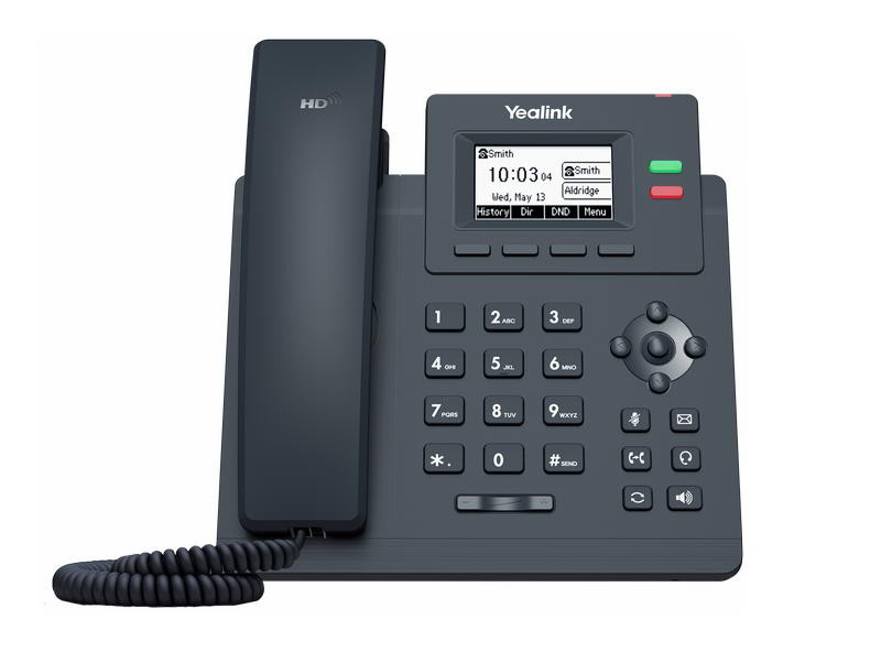 Levně Yealink SIP-T31G SIP telefon, PoE, 2,3" 132x64 nepodsv. LCD, x SIP úč., GigE
