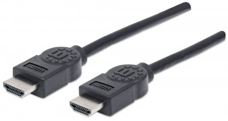 Levně MANHATTAN kabel High Speed HDMI 4K, 3D, Male to Male, stíněný, černý, 5m