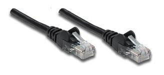Levně Intellinet Patch kabel Cat5e UTP 3m černý