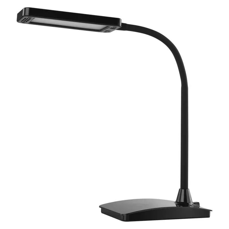 Levně Emos LED stolní lampa Eddy, 6W, 360 lm, stmívatelná + barva světla, černá