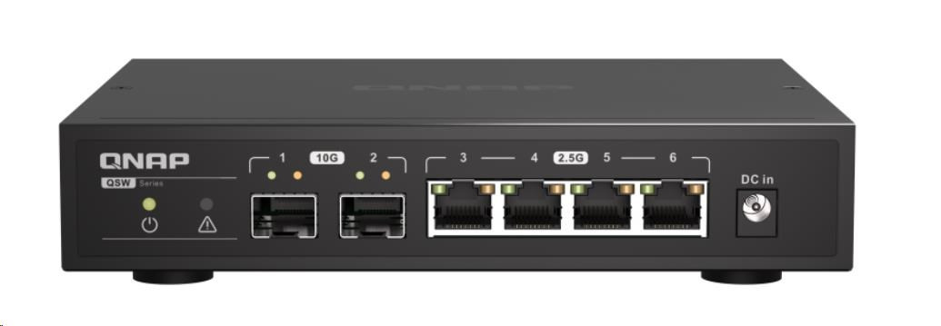 Levně QNAP switch QSW-2104-2S (2x10GbE SFP+/4x2, 5GbE/12W)