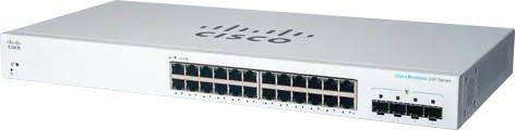 Levně Cisco switch CBS220-24T-4G (24xGbE, 4xSFP, fanless) - REFRESH