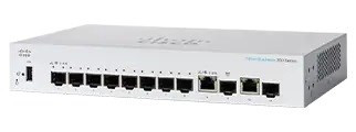 Cisco switch CBS350-8S-E-2G-EU (8xSFP, 2xGbE/SFP combo, fanless) - REFRESH