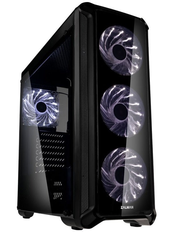 Levně Zalman case I3 Edge, Skříň, Middle tower, bez zdroje, ATX, 1x USB 3.0, 2x USB 2.0, průhledná bočnice, černá