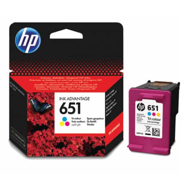 Levně HP C2P11AE - originální cartridge HP 651, barevná