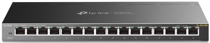 Levně TP-Link Easy Smart switch TL-SG116E (16xGbE, fanless)