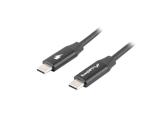 Levně LANBERG USB-C M / M 2.0 kabel 1,8m, černý, rychlé nabíjení 4.0