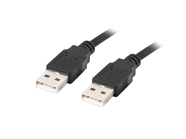 Levně LANBERG USB-A M / M 2.0 kabel 1m, černý