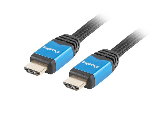 Levně LANBERG HDMI M / M 2.0 kabel 3m, CU, černý, Premium