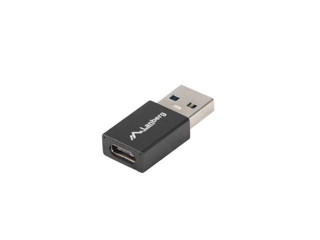 Levně LANBERG USB-C(F) 3.1 na USB-A(M) adaptér černý