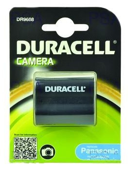 Levně DURACELL Baterie - DR9668 pro Panasonic CGR-S006E/1B, černá, 700 mAh, 7.4V
