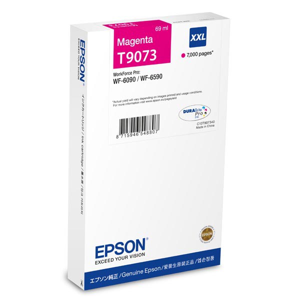 Levně EPSON T9073 (C13T907340) - originální cartridge, purpurová, 69ml