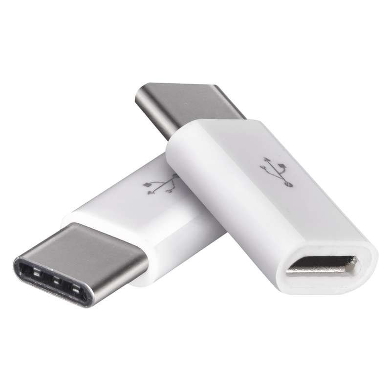 Levně Emos adaptér USB 2.0 Micro-B samice - USB C samec, 2 ks