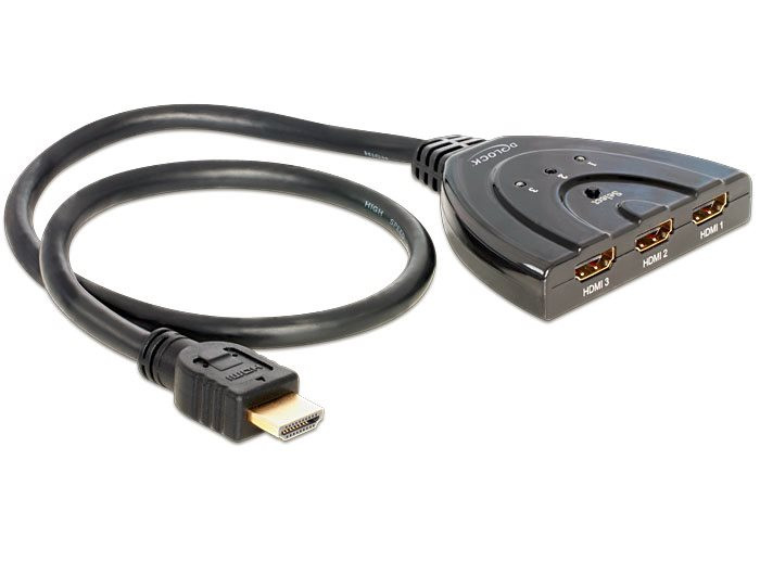 Levně Delock HDMI 3 - 1 obousměrný Switch / Spliter