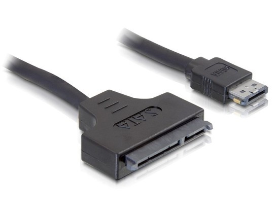 Levně DeLock kabel eSATApd na SATA 22 pin délka 0,5m, pro 2,5" i 3,5" HDD