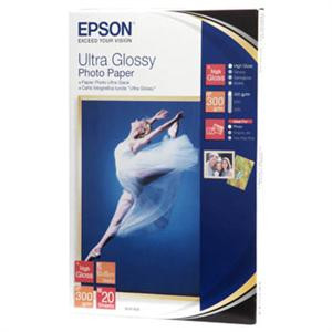 Levně EPSON Ultra Glossy Photo Paper 10x15,300g(20listů)