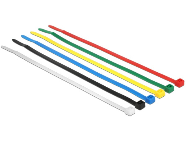 Levně Delock Stahovací pásky barevné D 200 x Š 3,6 mm 100 ks
