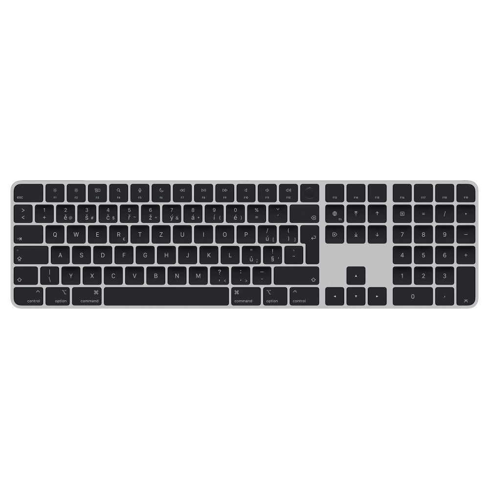 Levně Magic Keyboard Numeric Touch ID - Black Keys - SK
