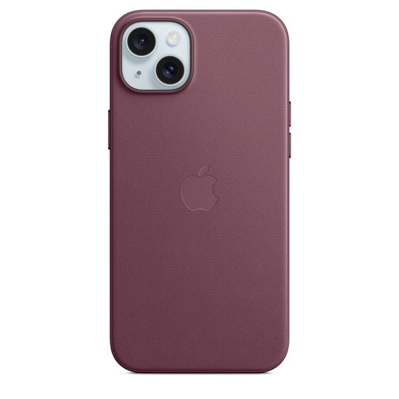 Levně iPhone 15+ FineWoven Case with MS - Mulberry