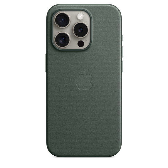 Levně iPhone 15 Pro FineWoven Case MS - Evergreen