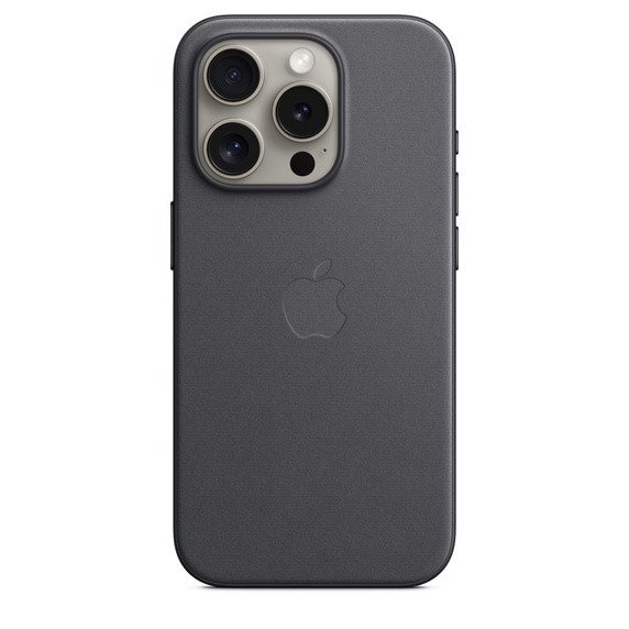Levně iPhone 15 ProMax FineWoven Case MS - Black