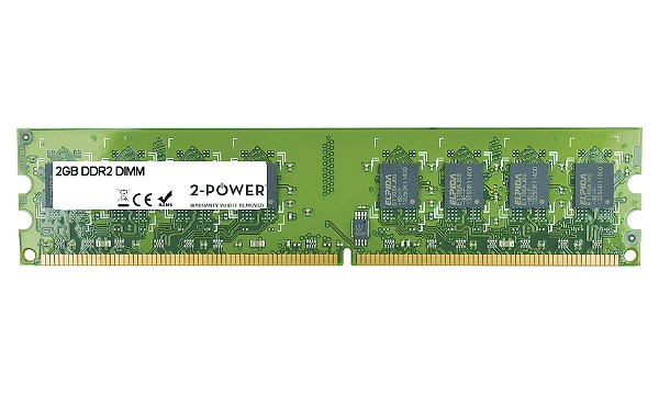 2-Power 2GB PC2-6400U 800MHz DDR2 Non-ECC CL6 DIMM 2Rx8 ( DOŽIVOTNÍ ZÁRUKA )