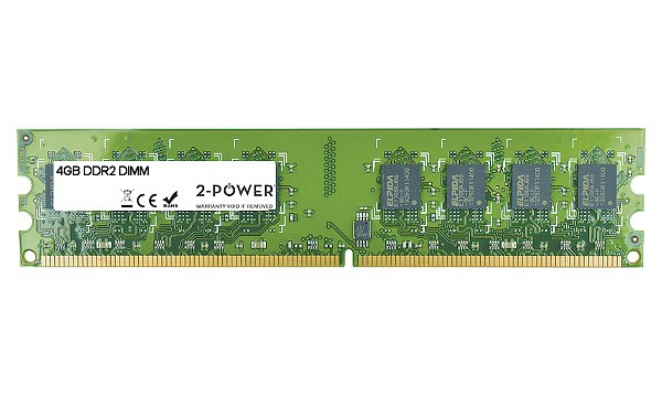 Levně 2-Power 4GB PC2-6400U 800MHz DDR2 Non-ECC CL6 DIMM 2Rx8 ( DOŽIVOTNÍ ZÁRUKA )