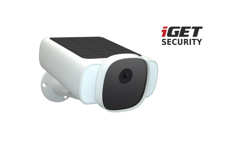Levně iGET SECURITY EP29 White - Bateriová solární Wi-Fi IP kamera fungující samostatně a také pro alarm iGET SECURITY M5