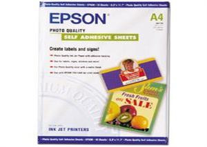 Levně EPSON A4,Photo Quality Inkjet P. samolepící (10ks)
