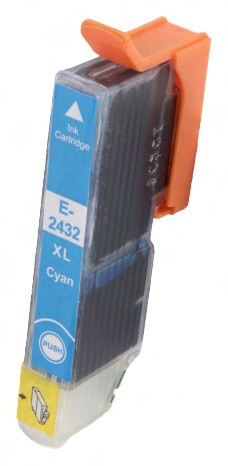 Levně EPSON T2432 (C13T24324010) - kompatibilní cartridge, azurová, 16ml