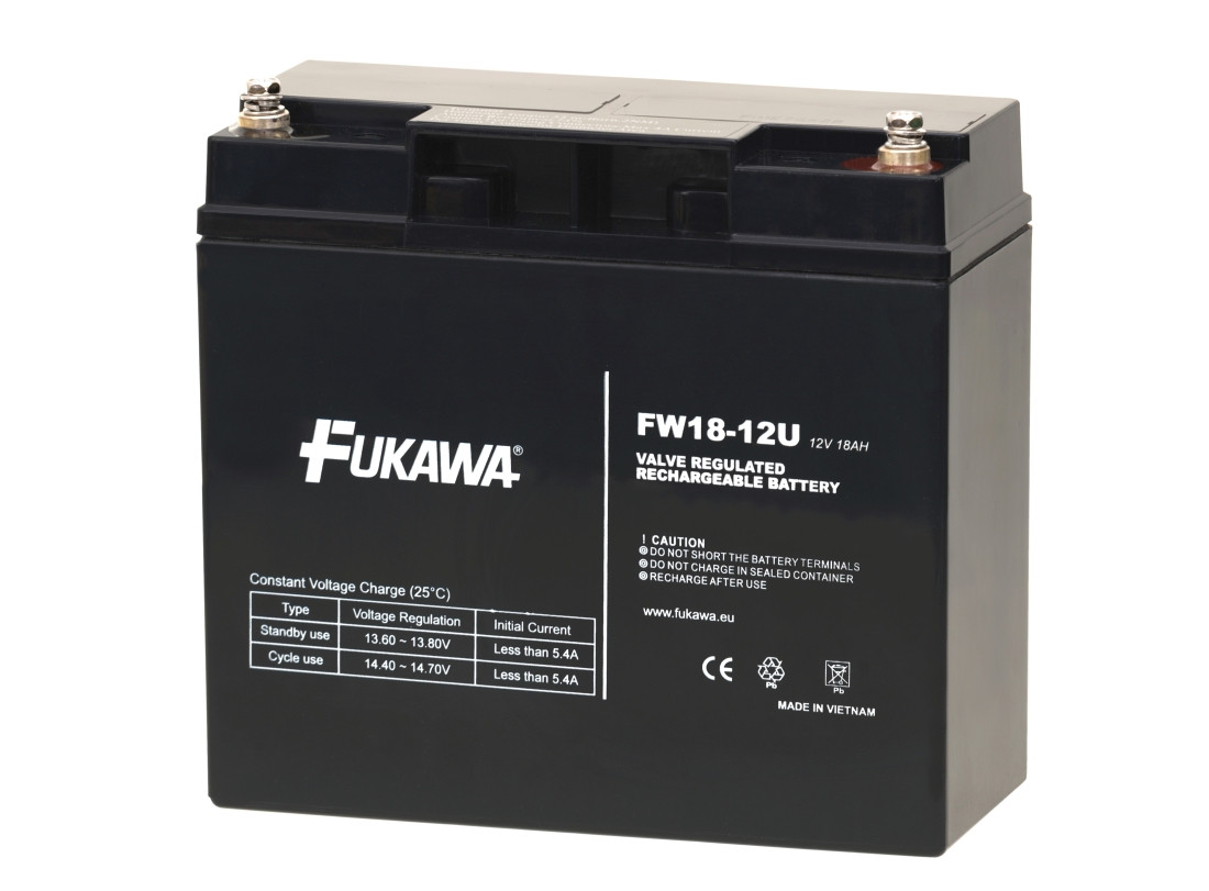 Levně Akumulátor FUKAWA FW 18-12U (12V 18Ah)