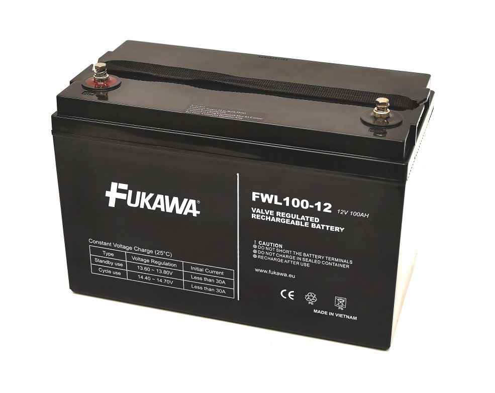 Levně Akumulátor FUKAWA FWL100-12 (12V 100Ah živ. 10let)