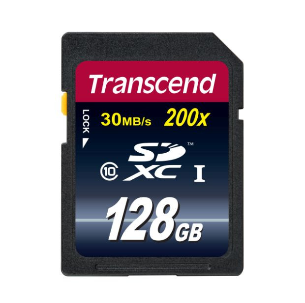 Levně Transcend 128GB SDXC (Class 10) UHS-I 200x (Premium) paměťová karta