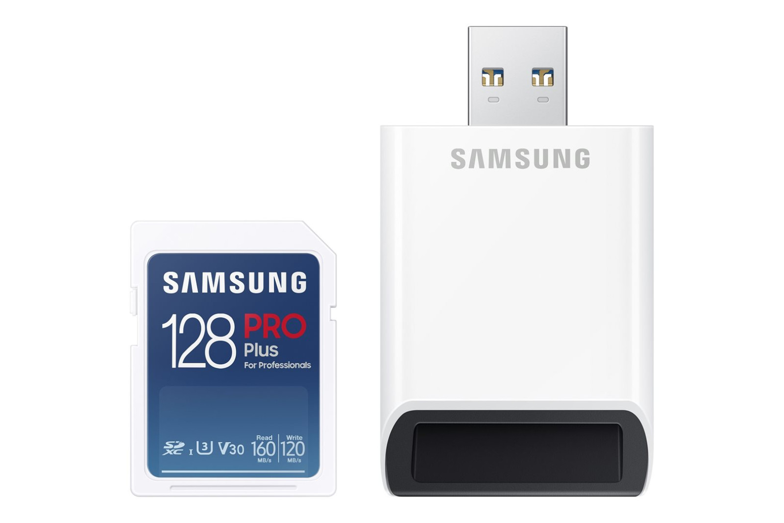 Levně Samsung/SDXC/128GB/180MBps/USB 3.0/USB-A/Class 10/+ Adaptér