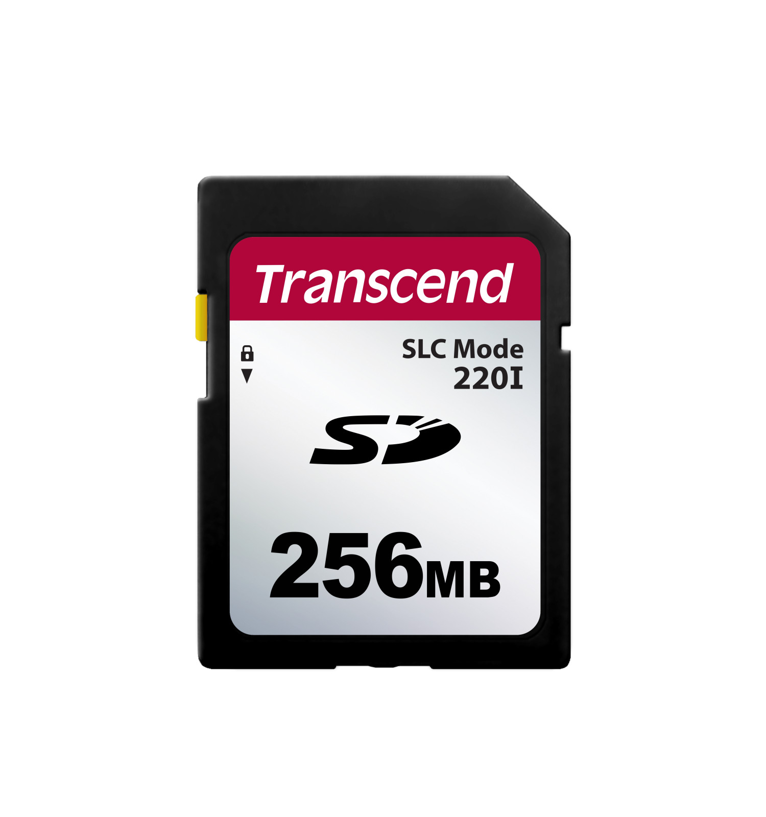 Levně Transcend 256MB SD220I MLC průmyslová paměťová karta (SLC mode), 22MB/s R,20MB/s W, černá