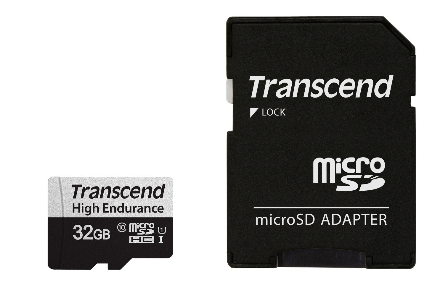 Levně Transcend 32GB microSDXC 350V UHS-I U1 (Class 10) High Endurance paměťová karta, 95MB/s R, 40MB/s W