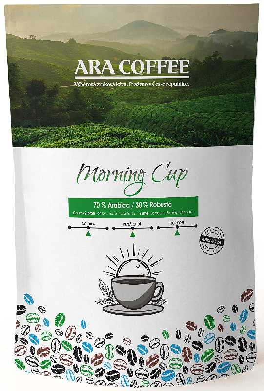 Levně Jamai Café Pražená zrnková káva - ARA COFFEE Morning Cup (800g)