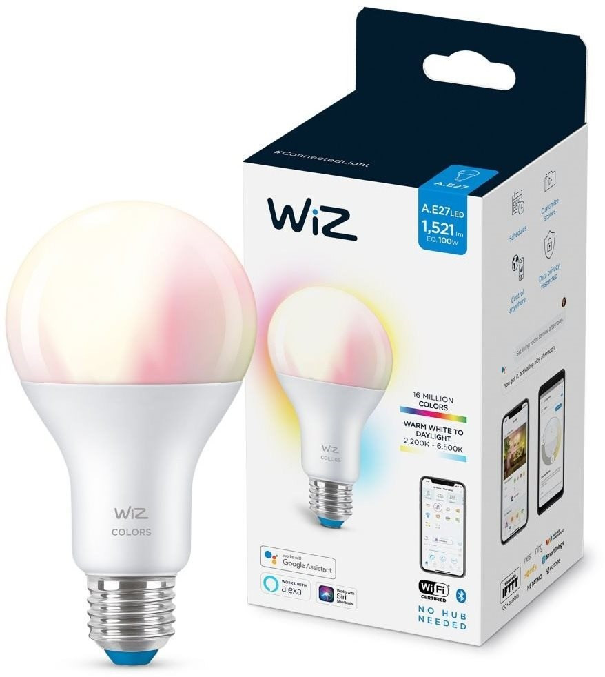 Levně PHILIPS WiZ Wi-Fi BLE 100W A67 E27 - stmívatelná, nastavitelná teplota barev, barevná