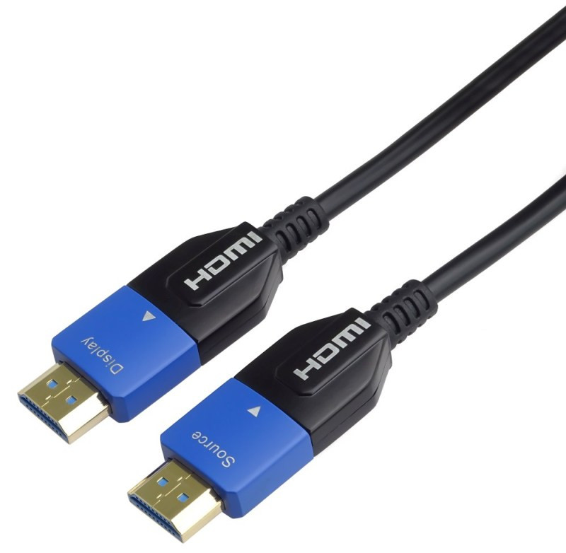 Levně PremiumCord Ultra High Speed HDMI 2.1 optický kabel 8K@60Hz 4K@120Hz 10m zlacený