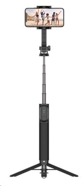 Levně FIXED selfie stick s tripodem Snap XL a bezdrátovou spouští, 1/4\" závit, černá