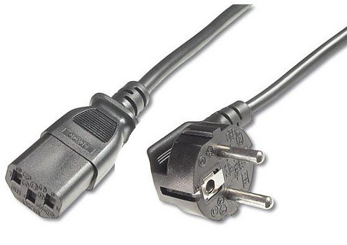Levně Síťový napájecí kabel 230V k počítači, 1.8 m