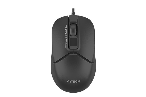 Levně A4tech FSTYLER optická kancelářská myš, USB-C+USB-A, černá